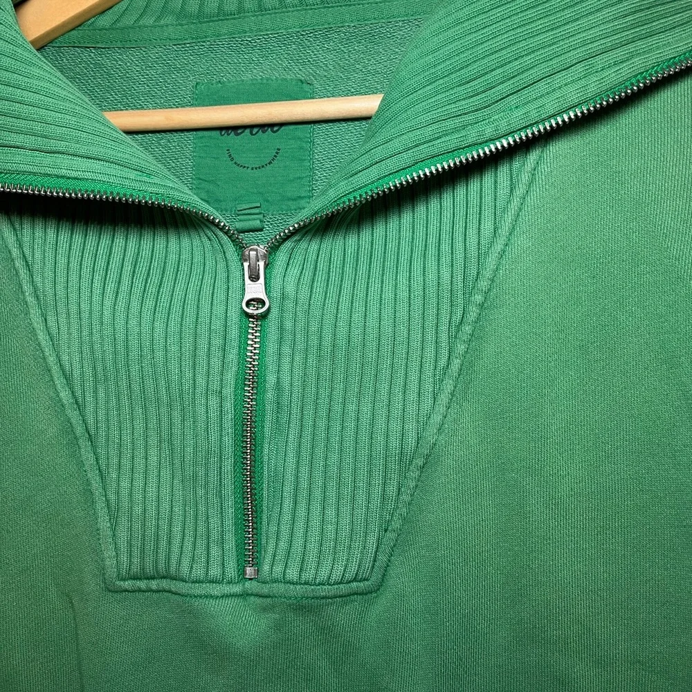 Aerie Green V-Neck Sweater - Picture 4 of 6
